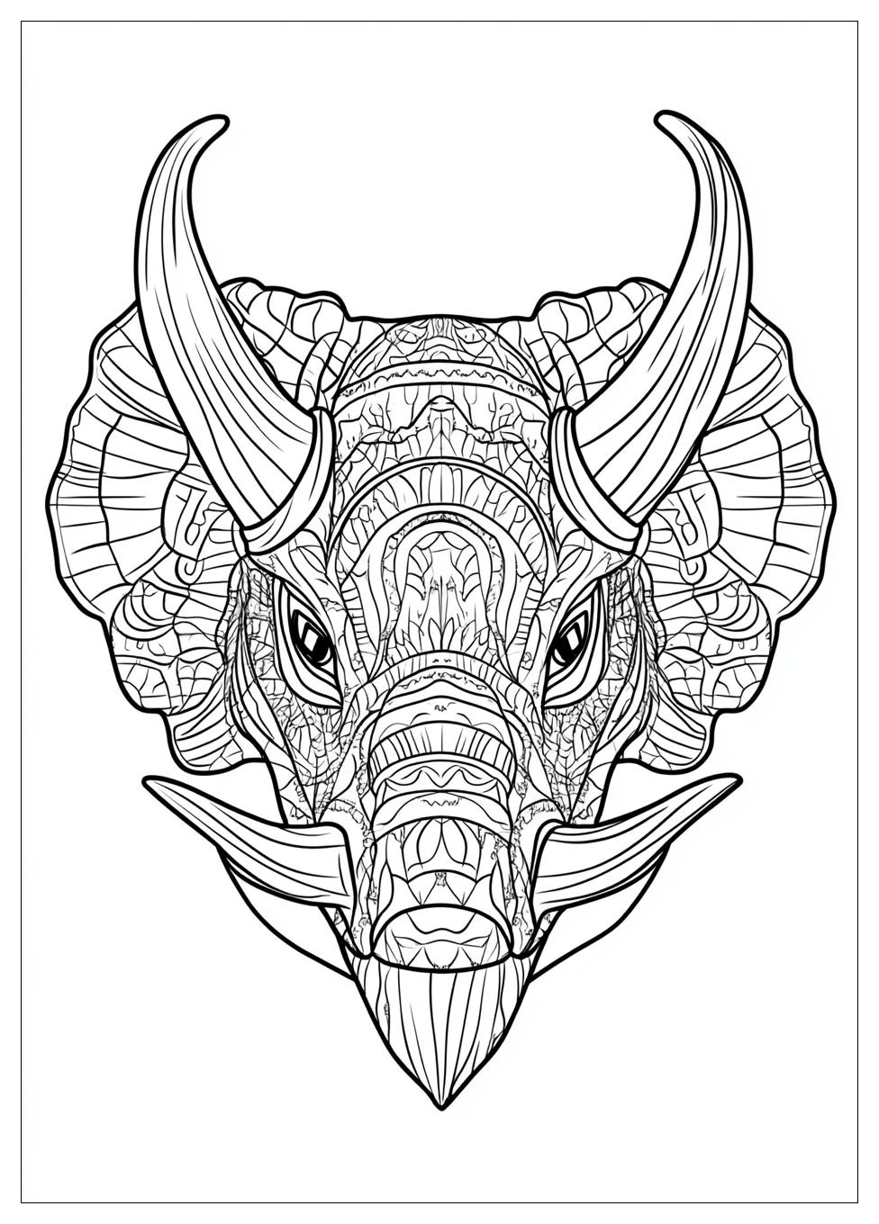 Triceratops Ausmalbilder 23