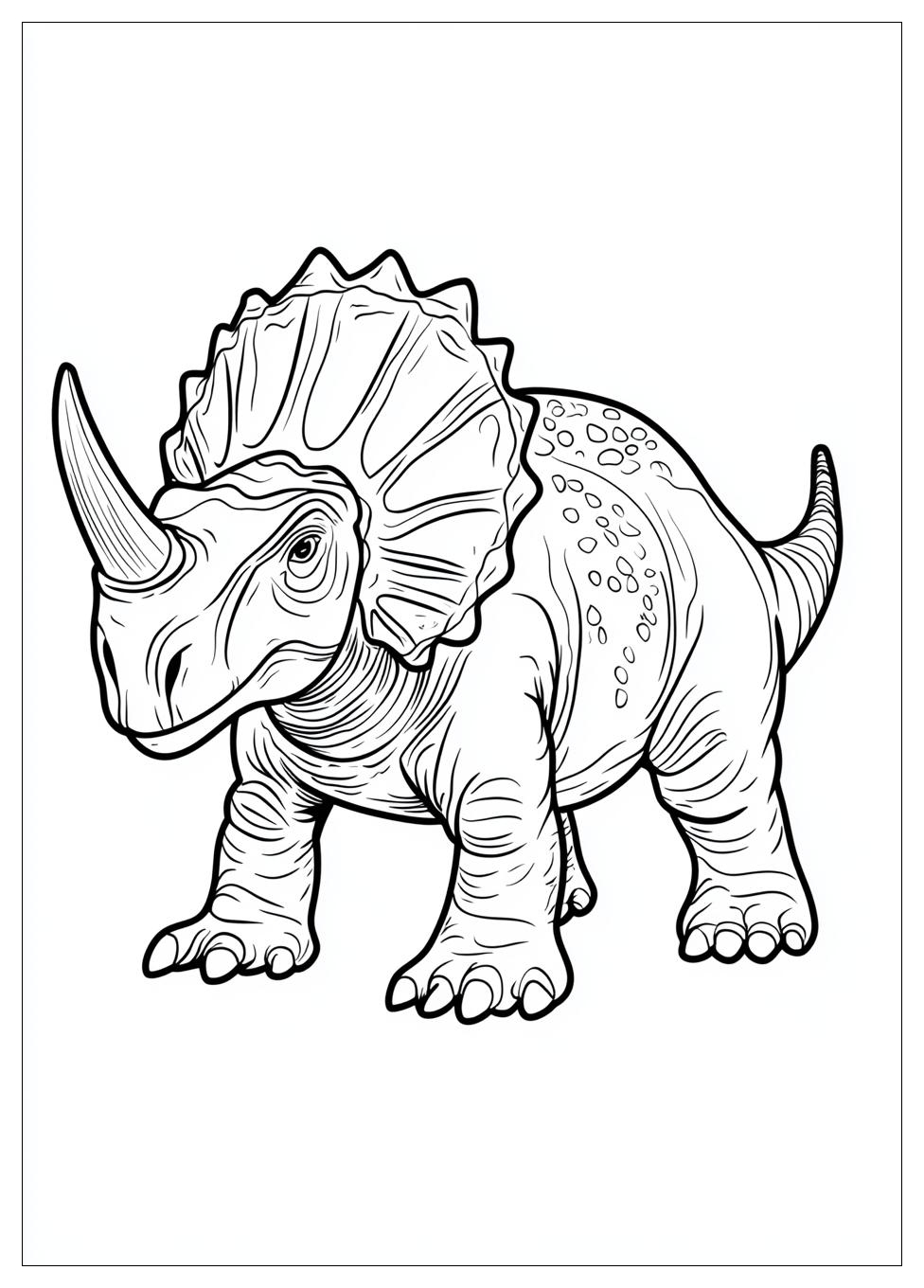 Triceratops Ausmalbilder 24