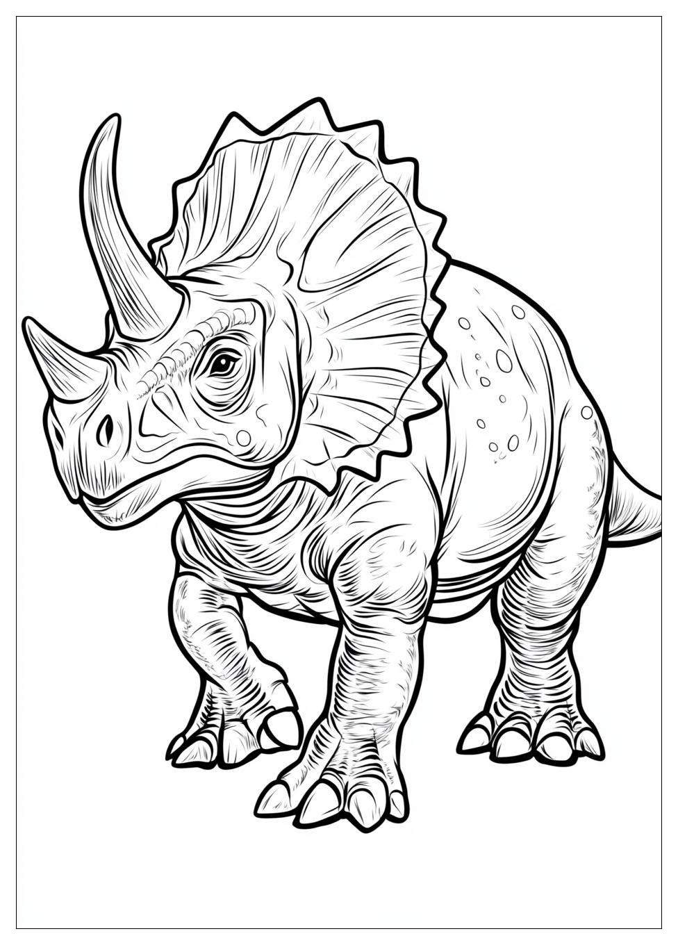 Triceratops Ausmalbilder 7
