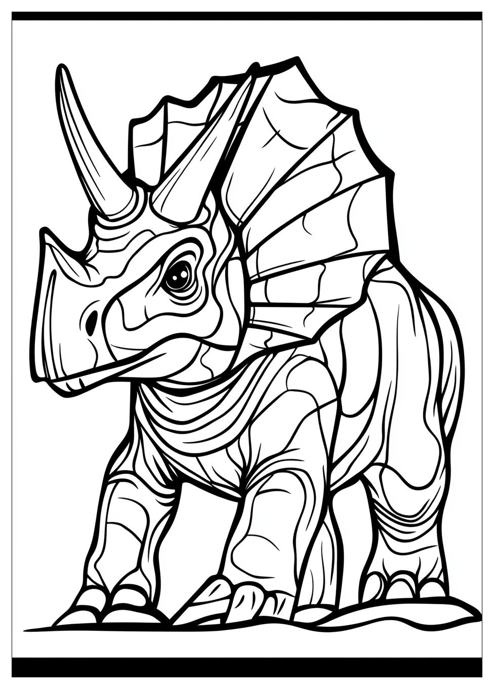 Triceratops Ausmalbilder 8
