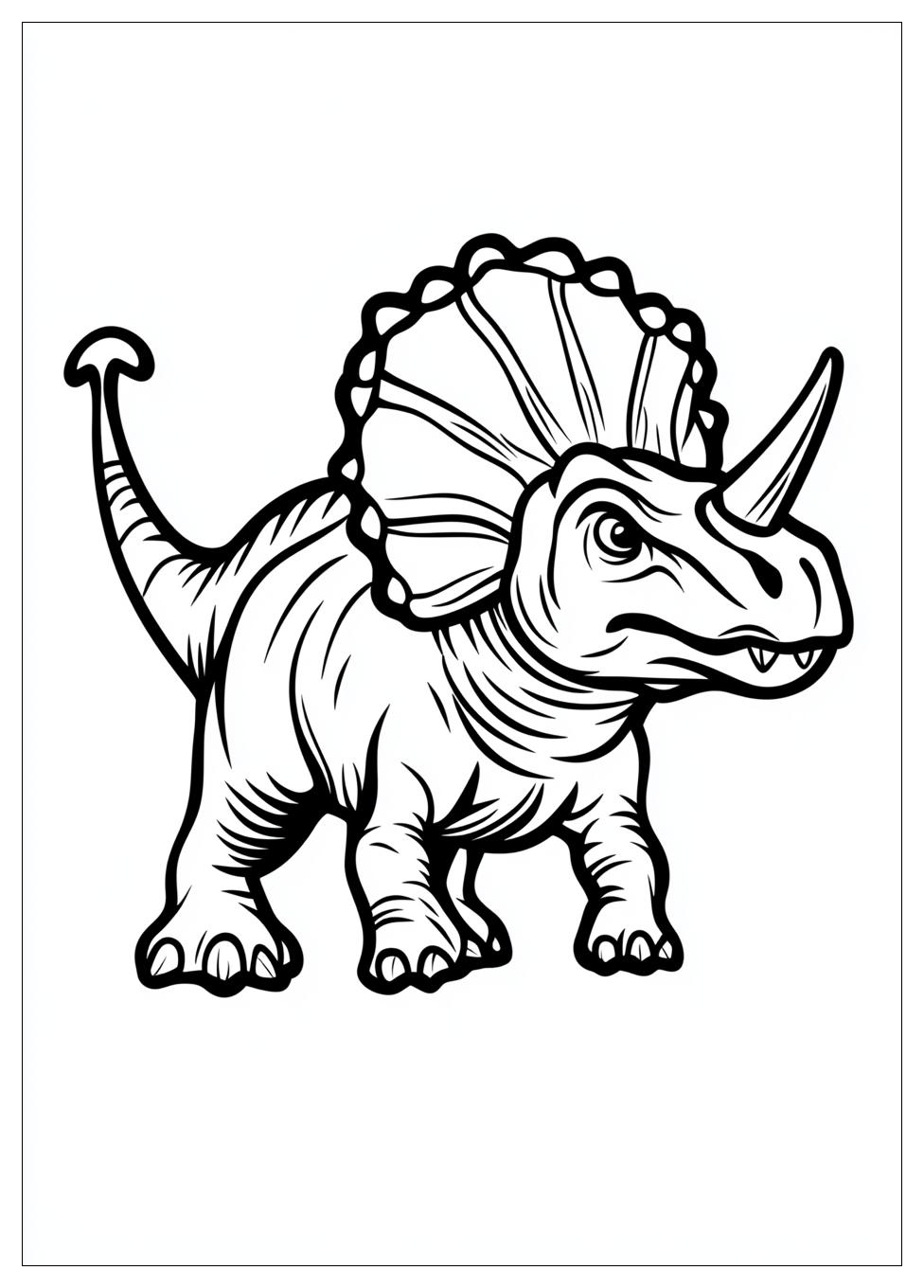 Triceratops Ausmalbilder 9