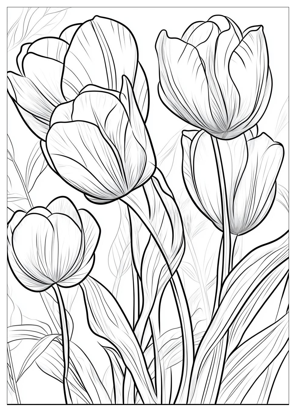 Tulpe Ausmalbilder 11