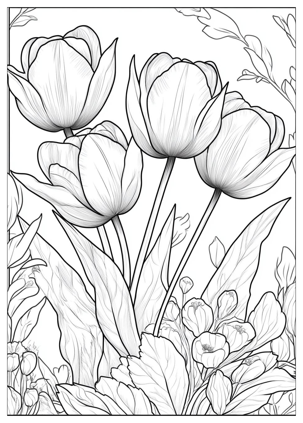 Tulpe Ausmalbilder 13