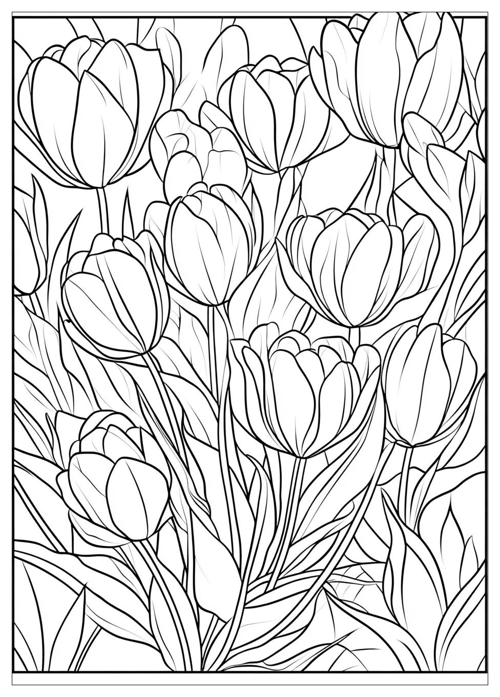 Tulpe Ausmalbilder 14