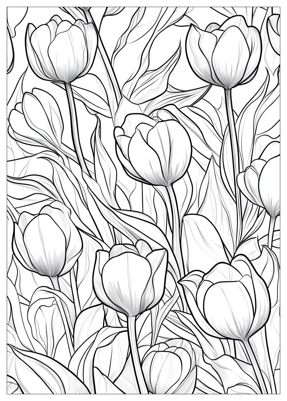 Tulpe Ausmalbilder 17