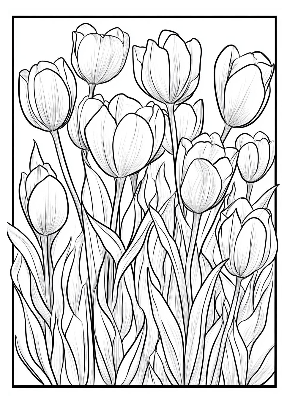 Tulpe Ausmalbilder 19