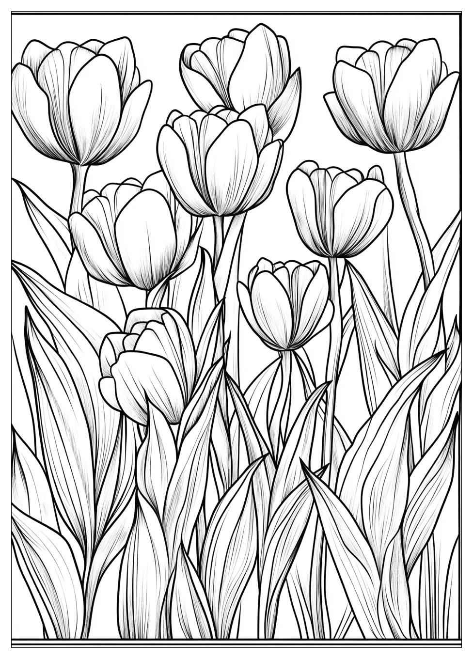 Tulpe Ausmalbilder 2