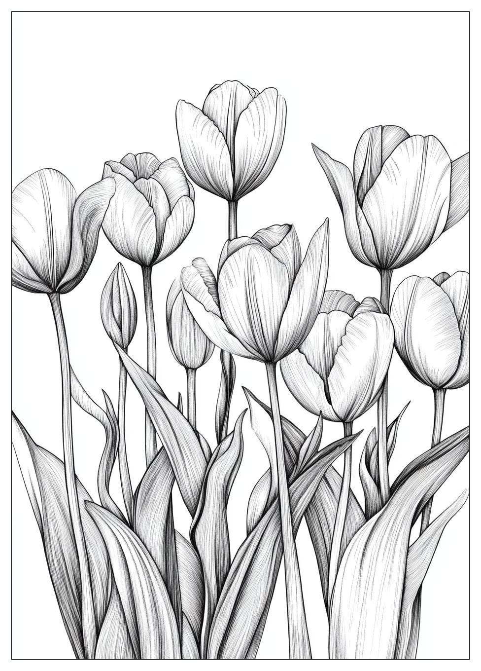 Tulpe Ausmalbilder 23
