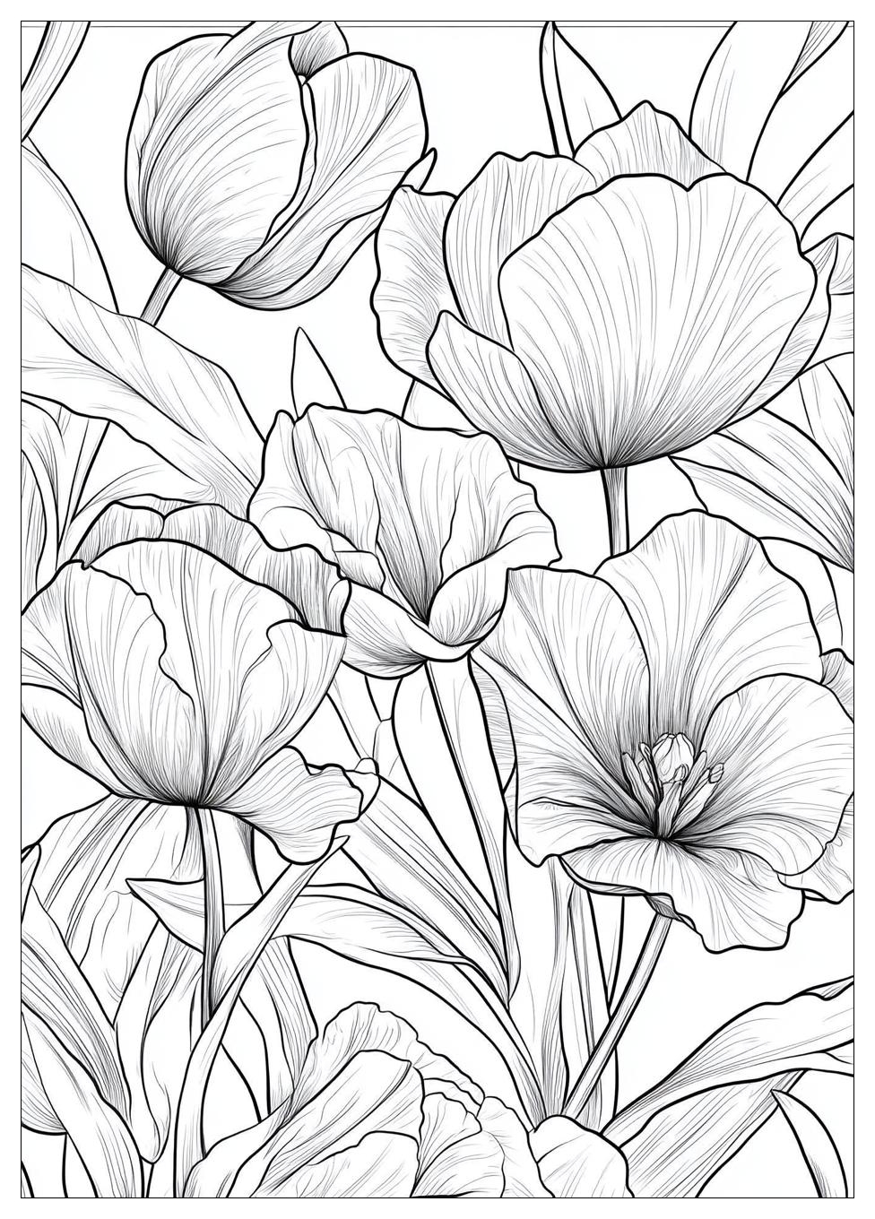 Tulpe Ausmalbilder 3