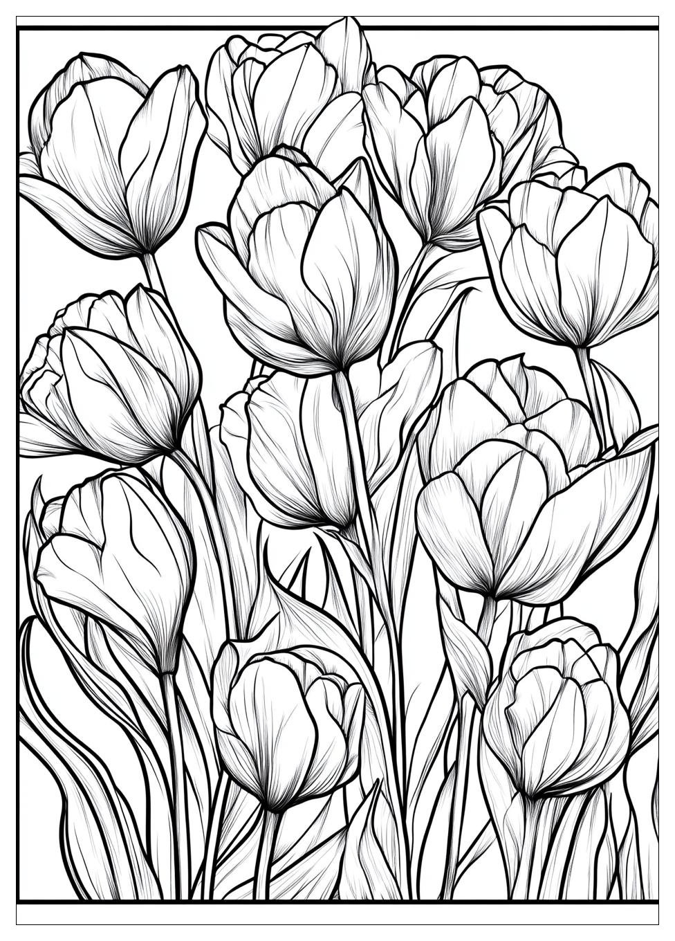 Tulpe Ausmalbilder 4