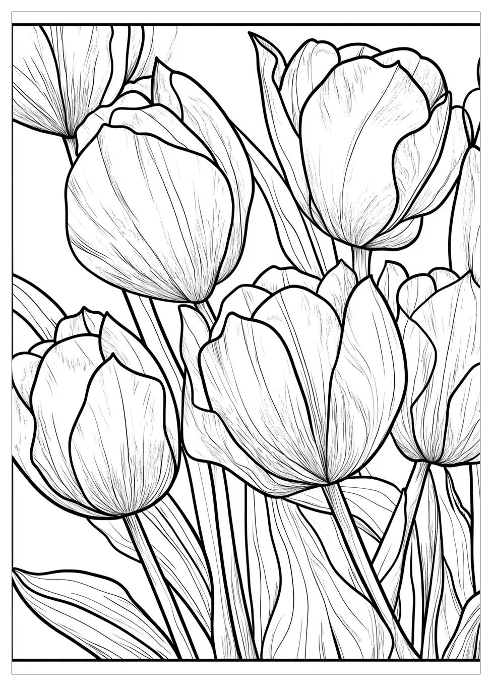 Tulpe Ausmalbilder 5