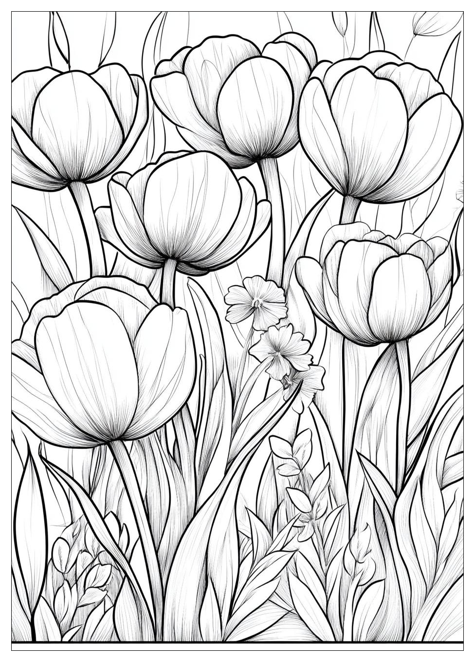Tulpe Ausmalbilder 8