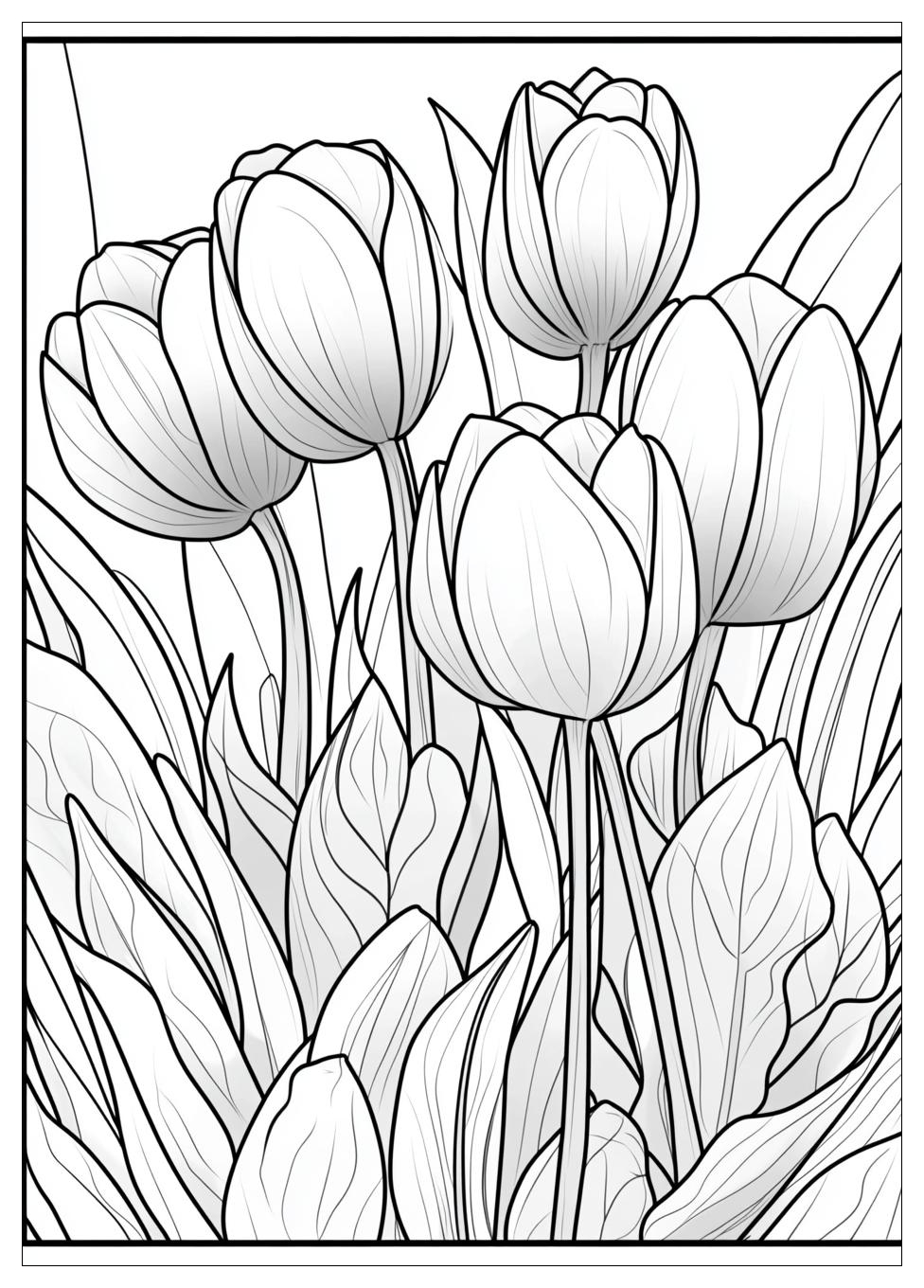 Tulpe Ausmalbilder 9