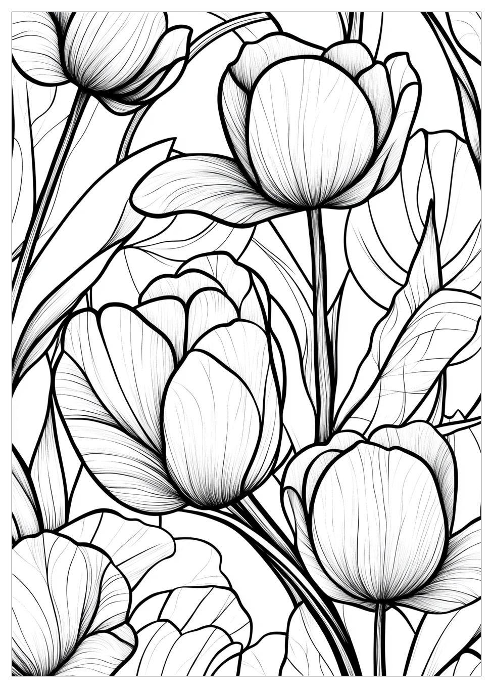 Tulpen Ausmalbilder 14