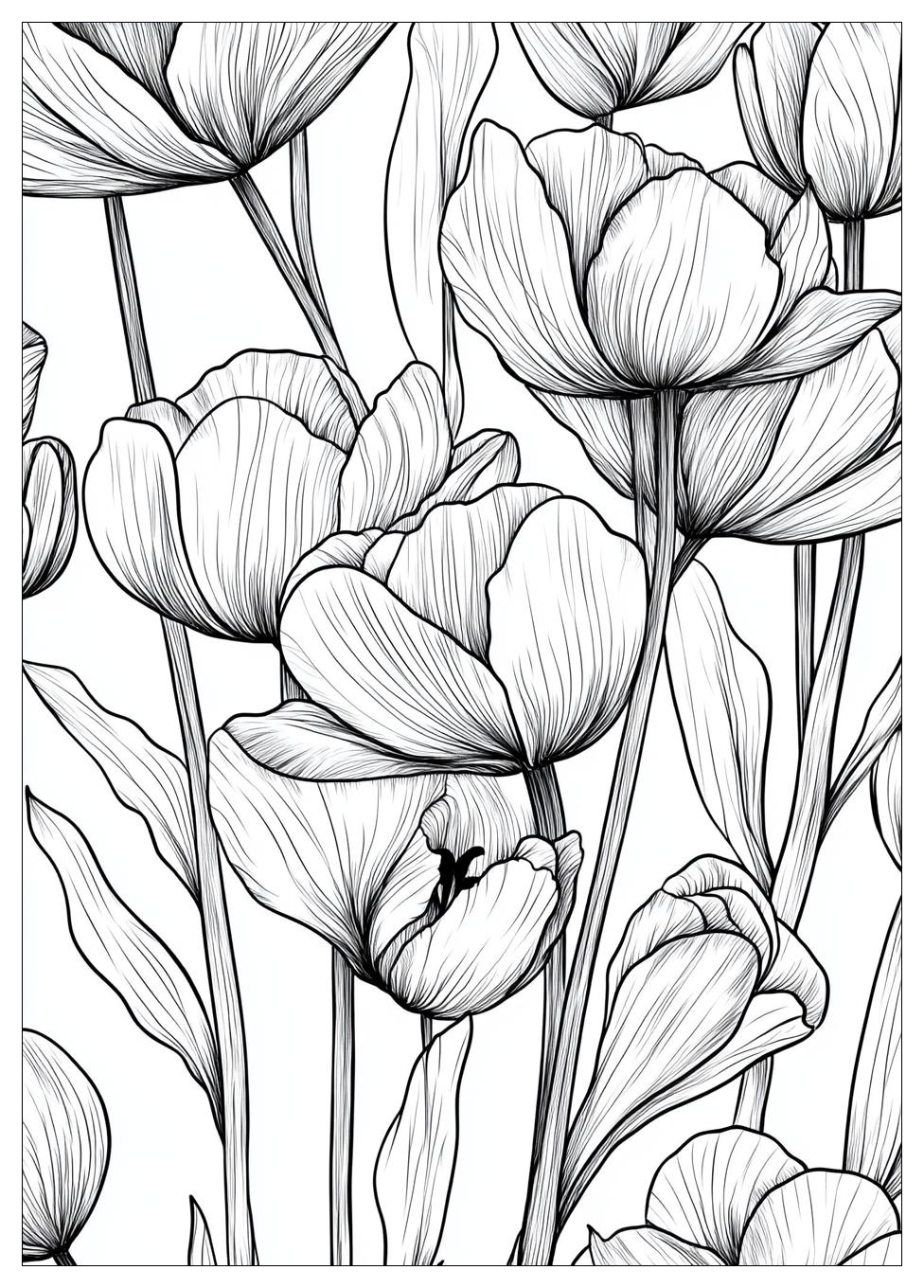Tulpen Ausmalbilder 15