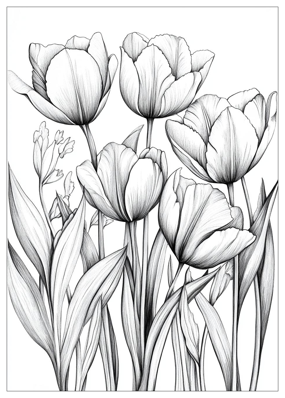 Tulpen Ausmalbilder 20