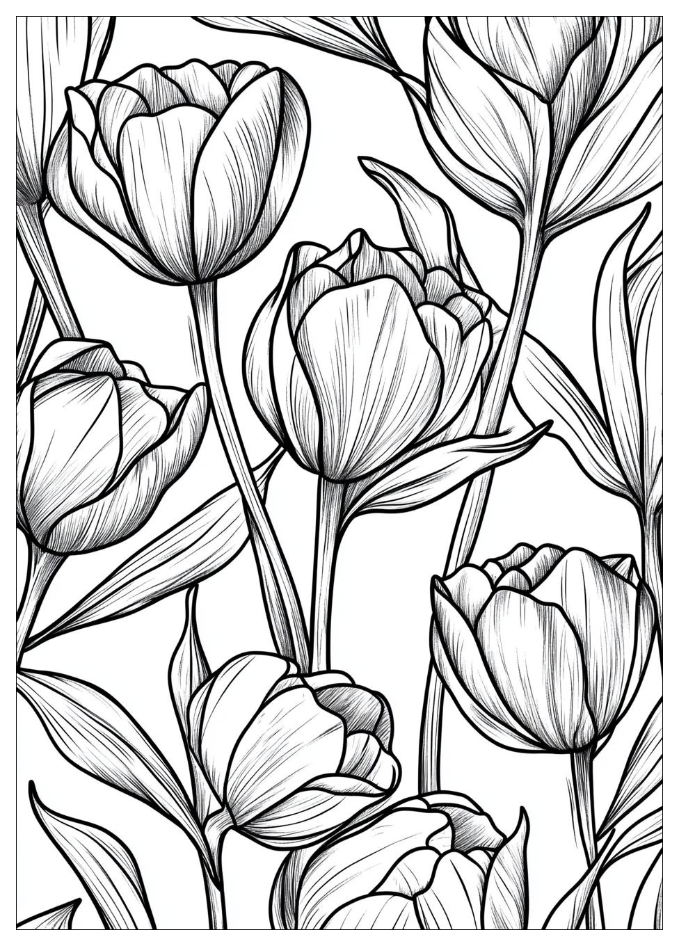 Tulpen Ausmalbilder 21