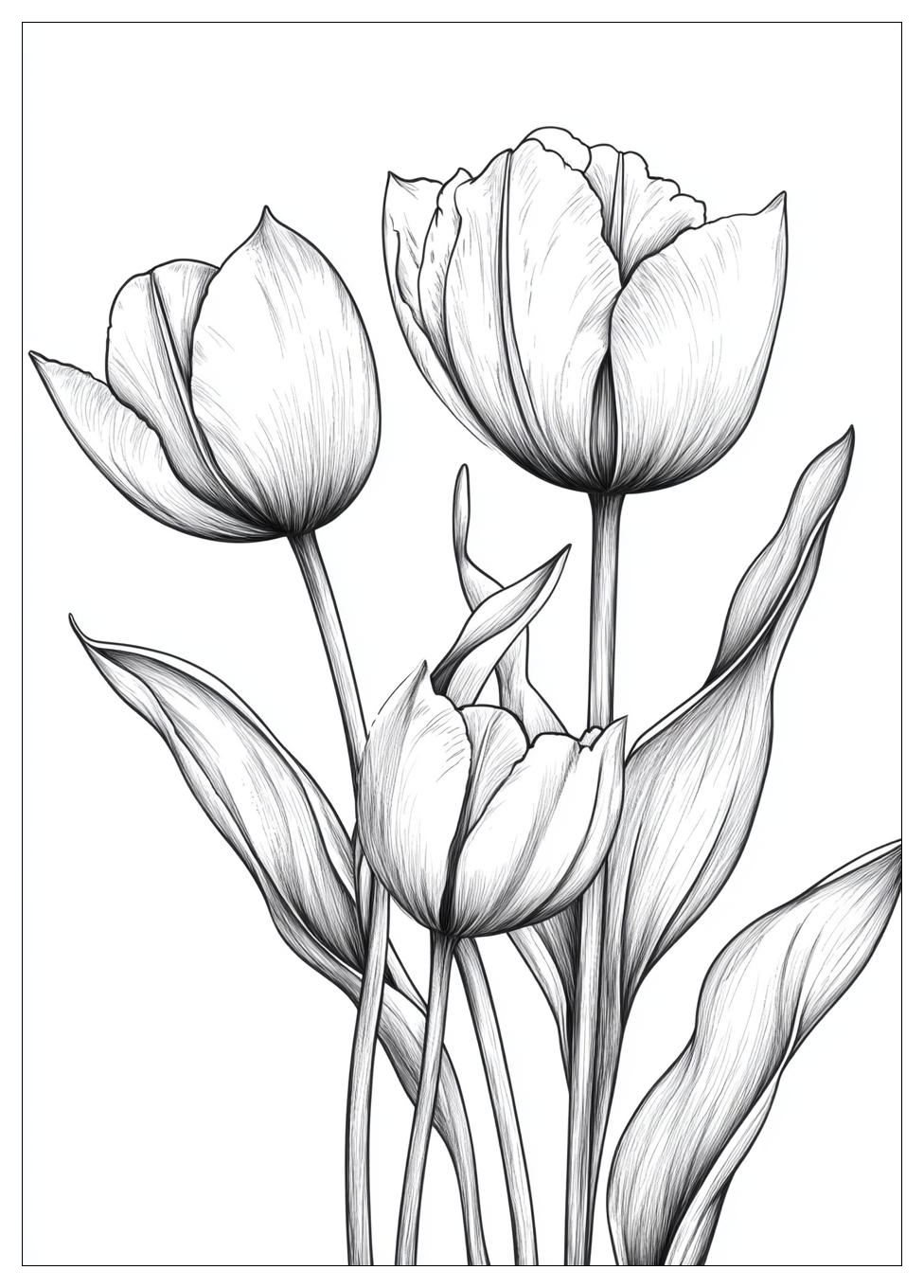 Tulpen Ausmalbilder 22