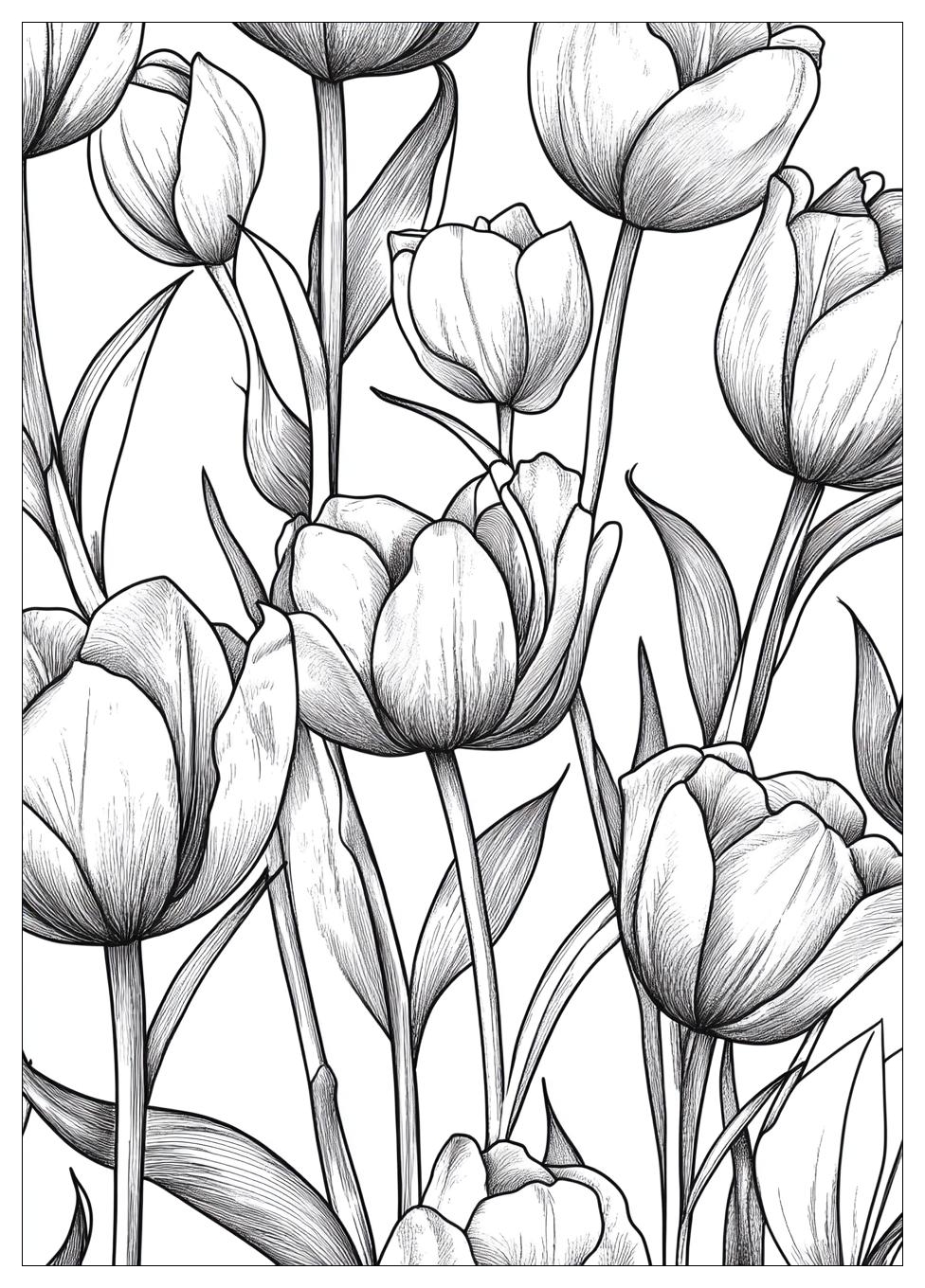 Tulpen Ausmalbilder 5