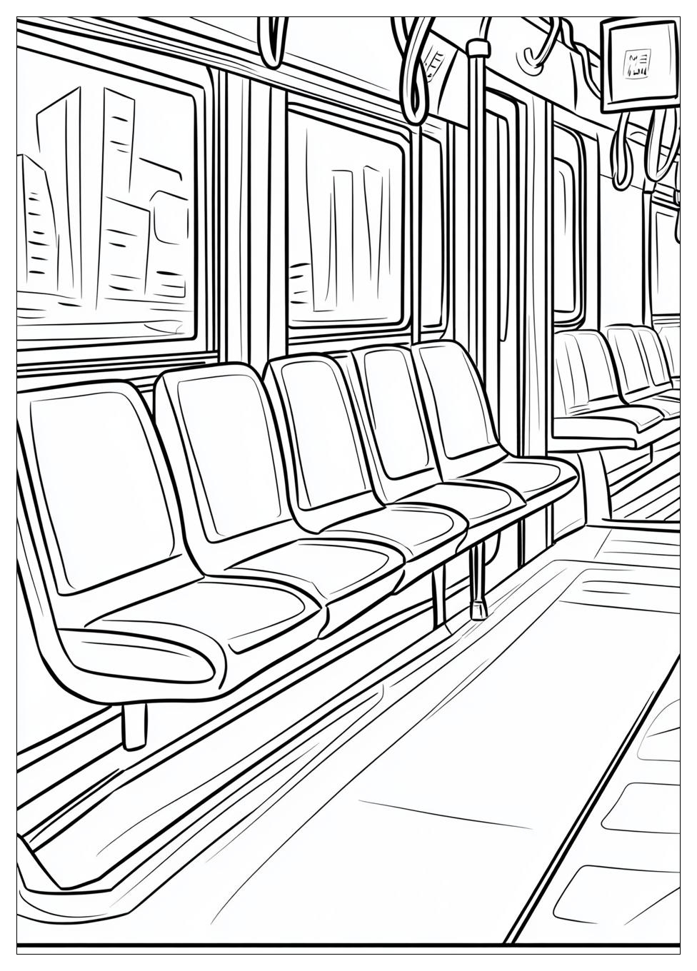 U Bahn Ausmalbilder 1
