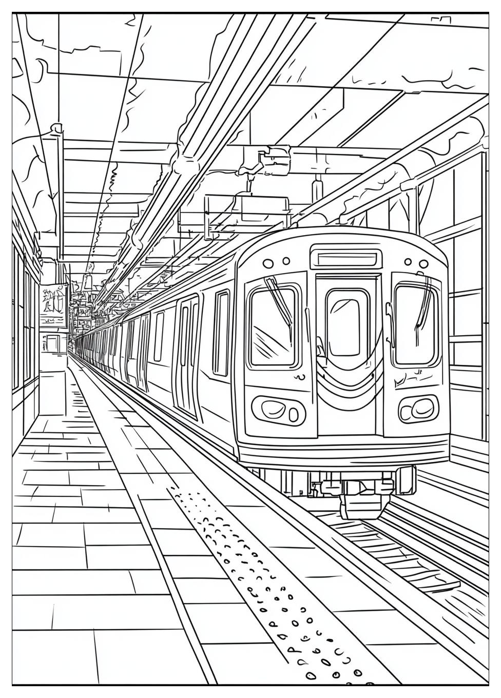U Bahn Ausmalbilder 12