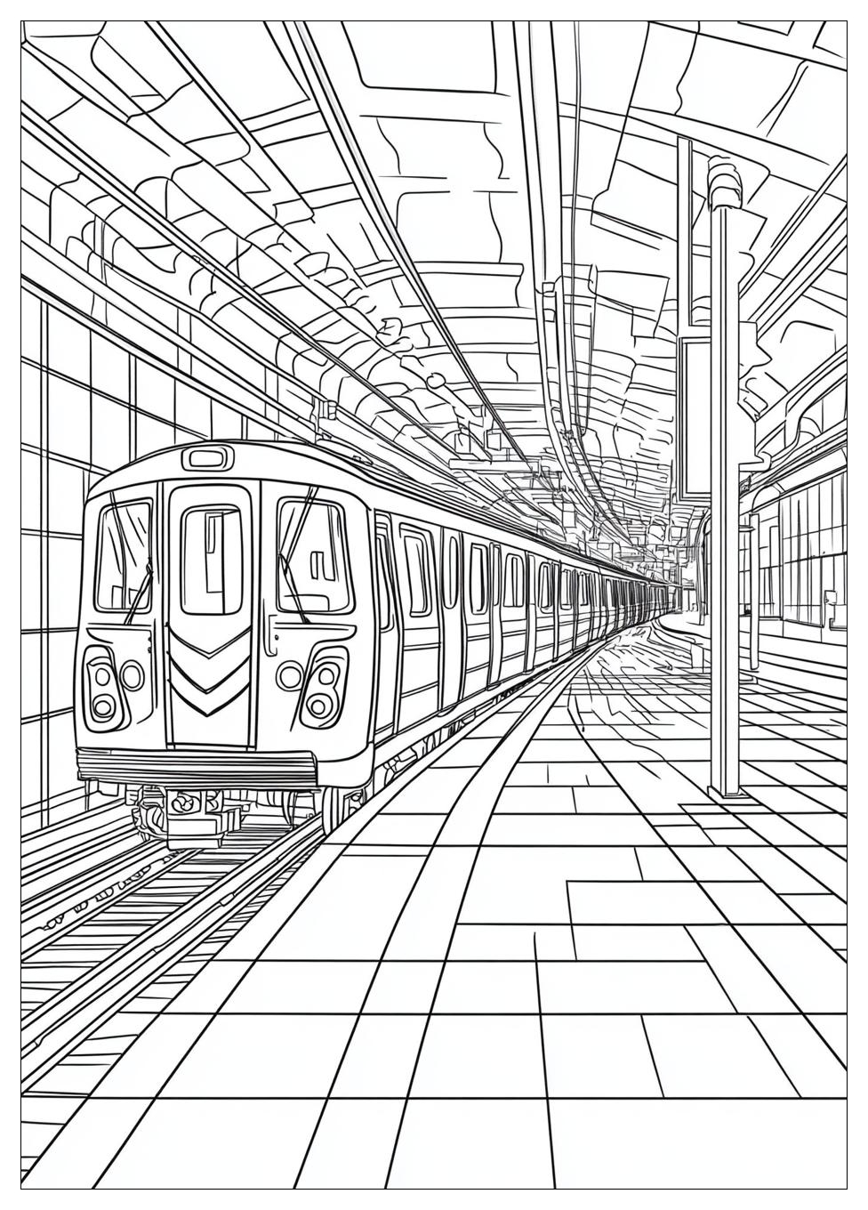 U Bahn Ausmalbilder 16