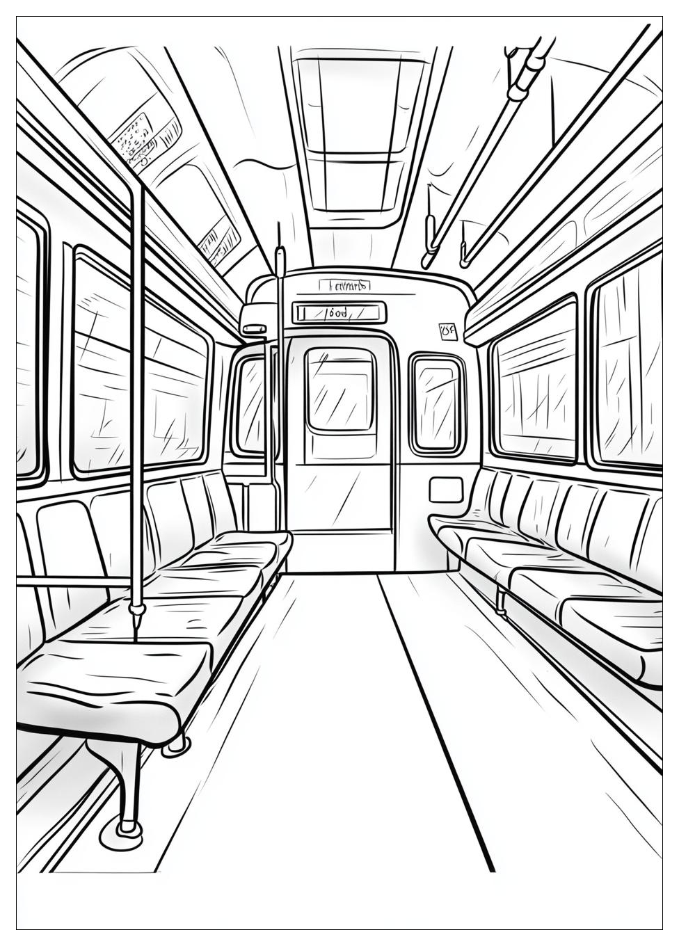 U Bahn Ausmalbilder 2