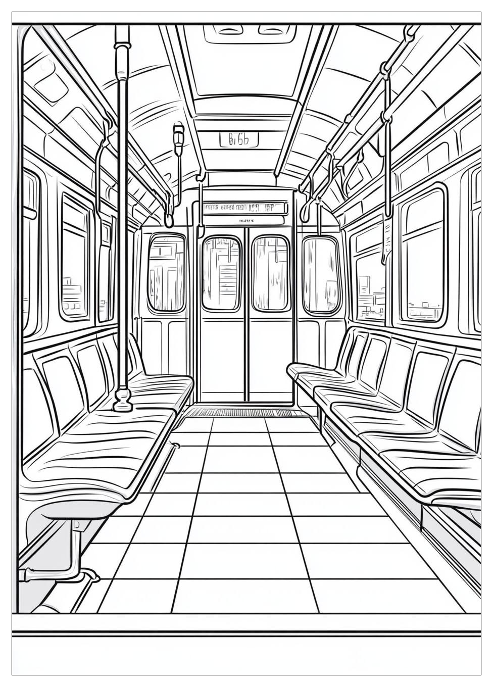 U Bahn Ausmalbilder 4