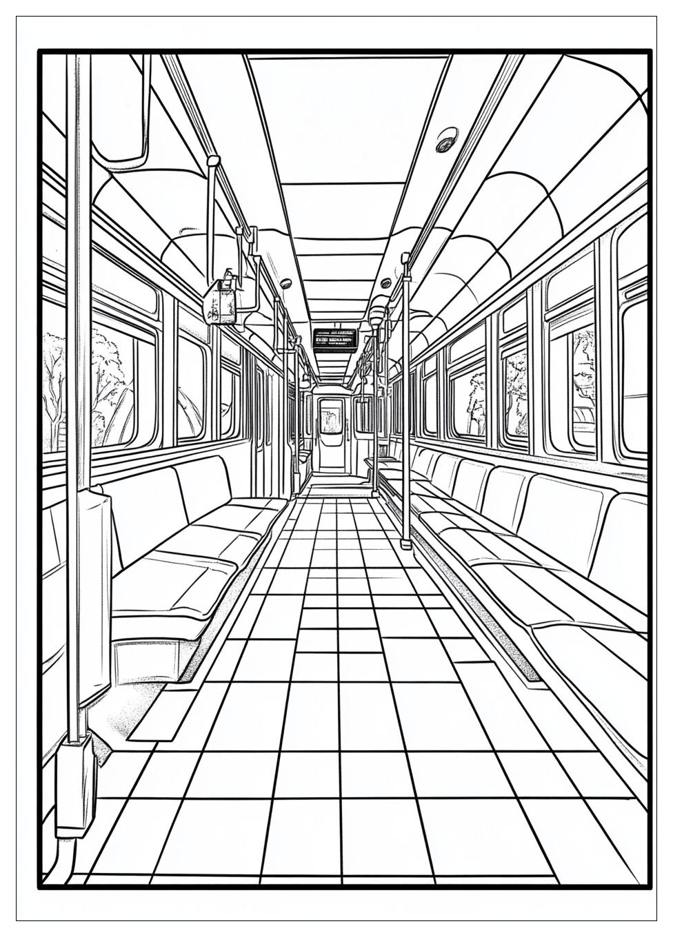U Bahn Ausmalbilder 7