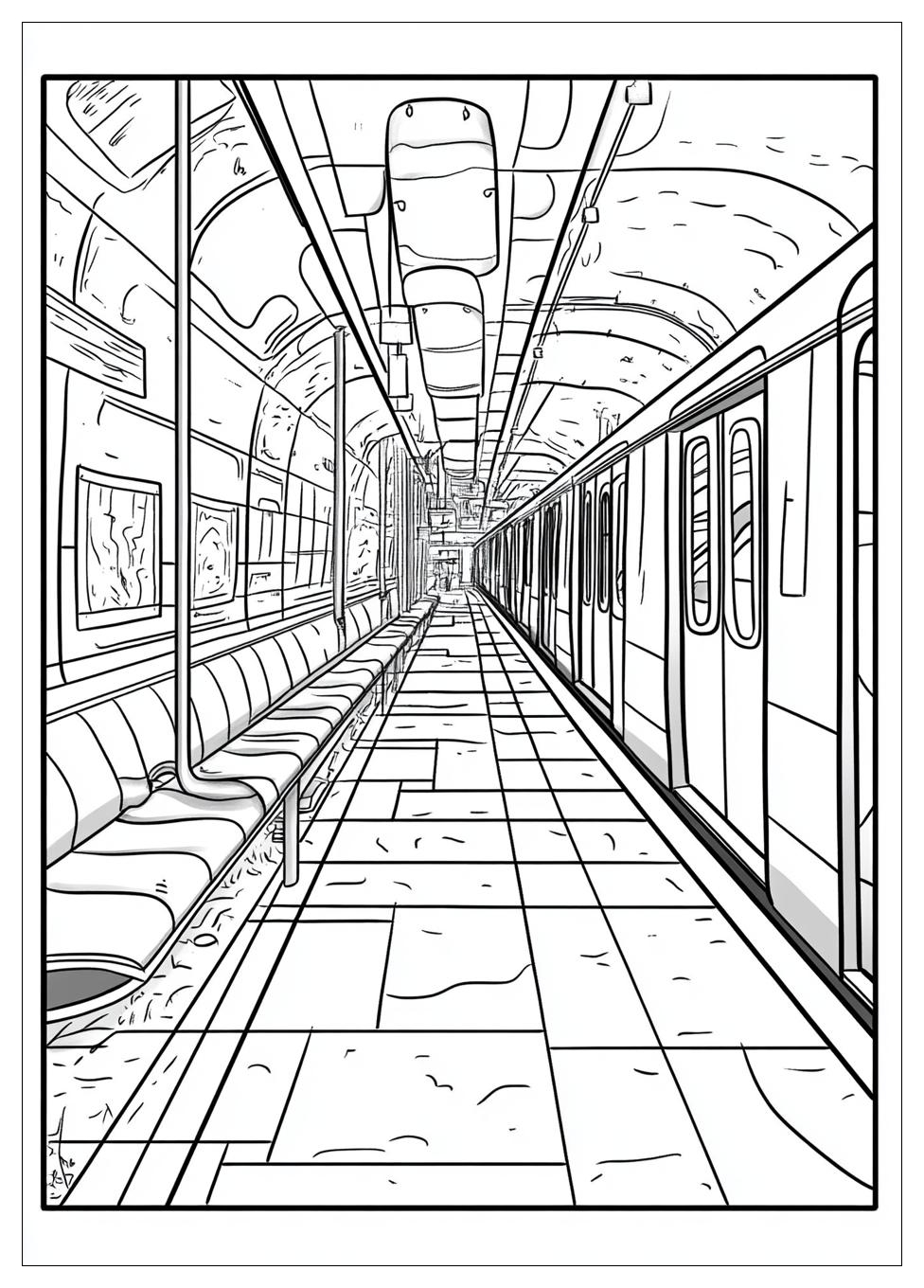 U Bahn Ausmalbilder 8