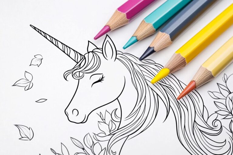 Unicorn Academy Ausmalbilder : Fantasievolle Einhorn-Malvorlagen für Kinder