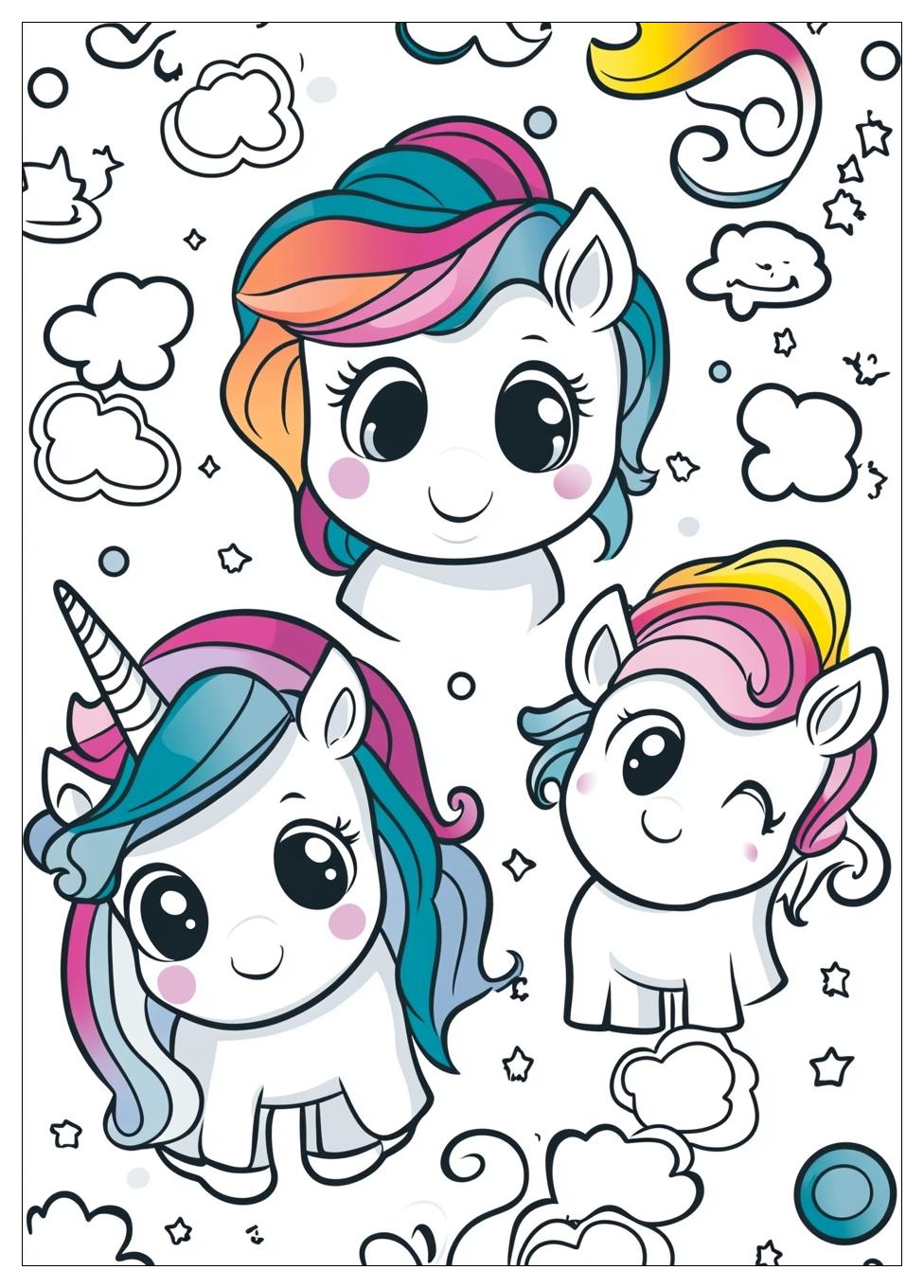 Unicorn Academy Ausmalbilder 12