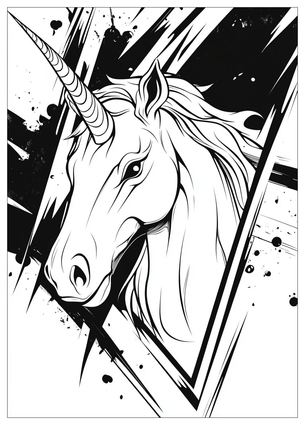 Unicorn Academy Ausmalbilder 8