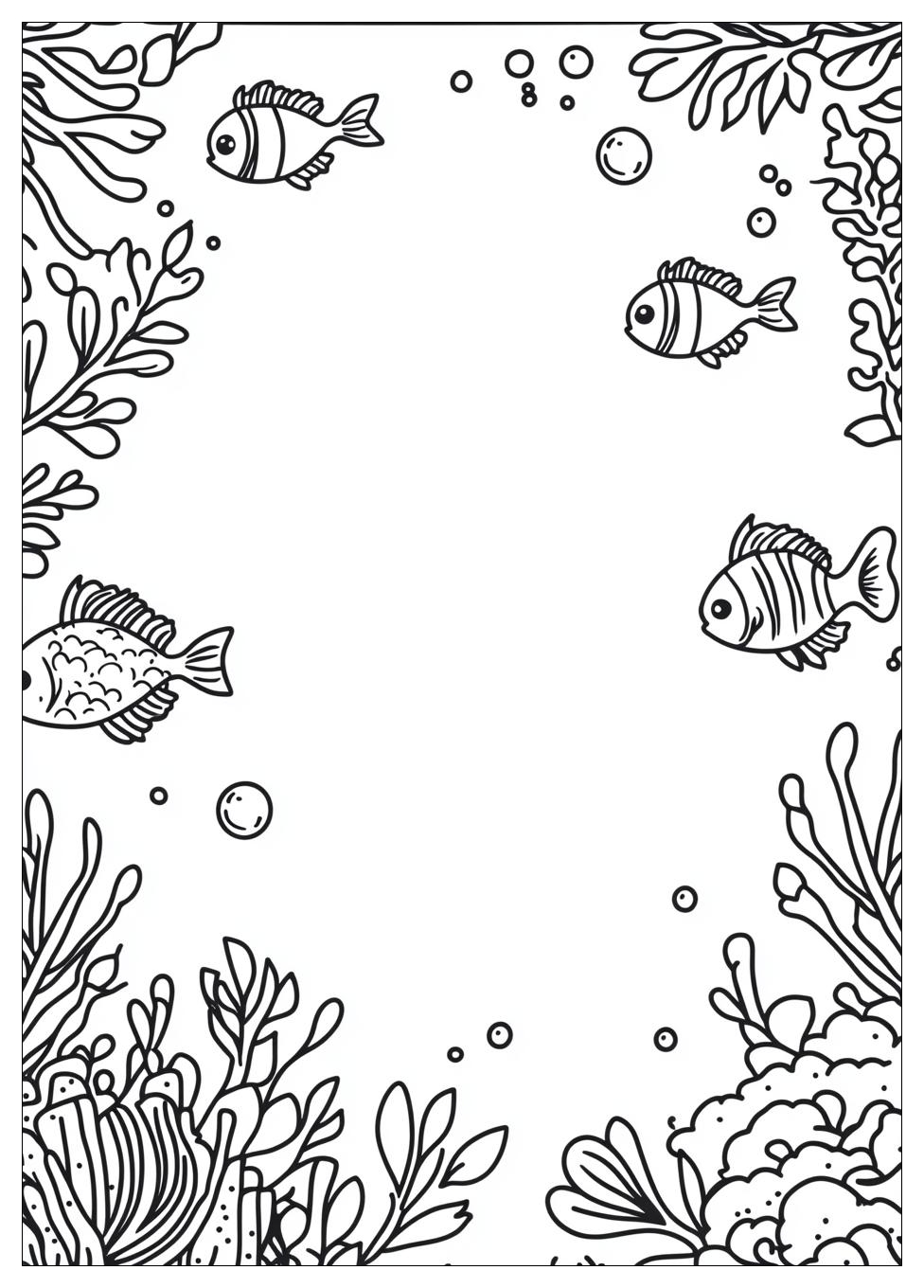 Unterwasserwelt Ausmalbilder 10