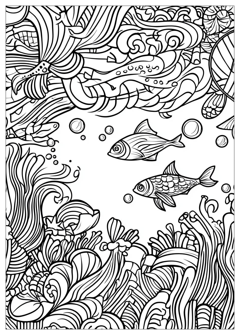 Unterwasserwelt Ausmalbilder 13