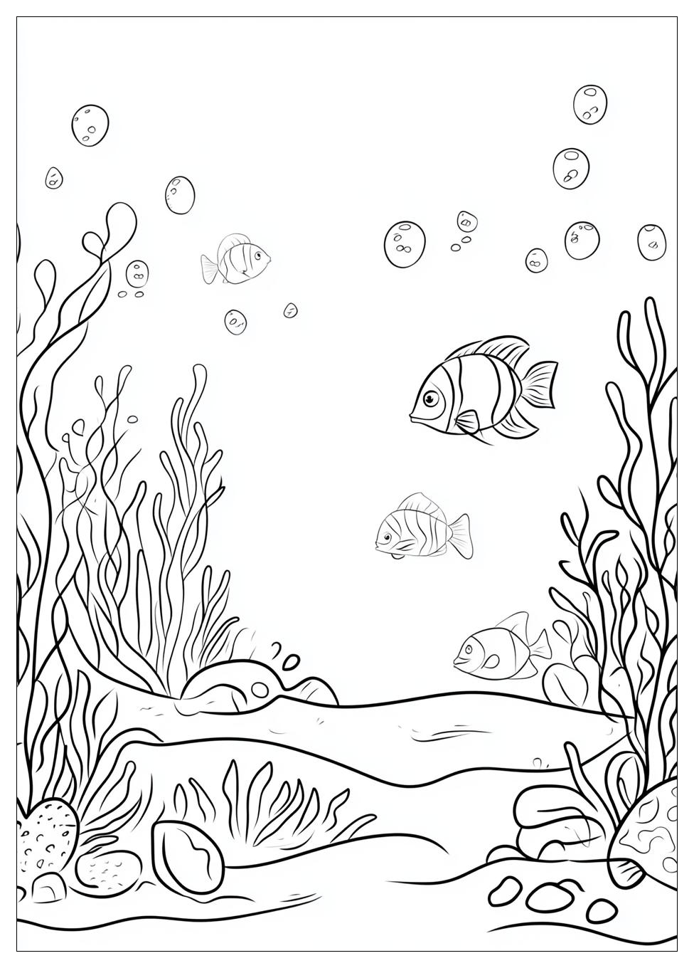 Unterwasserwelt Ausmalbilder 21