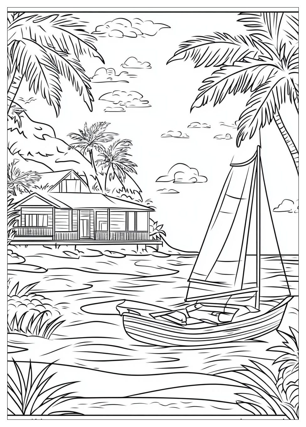 Urlaub Ausmalbilder 2