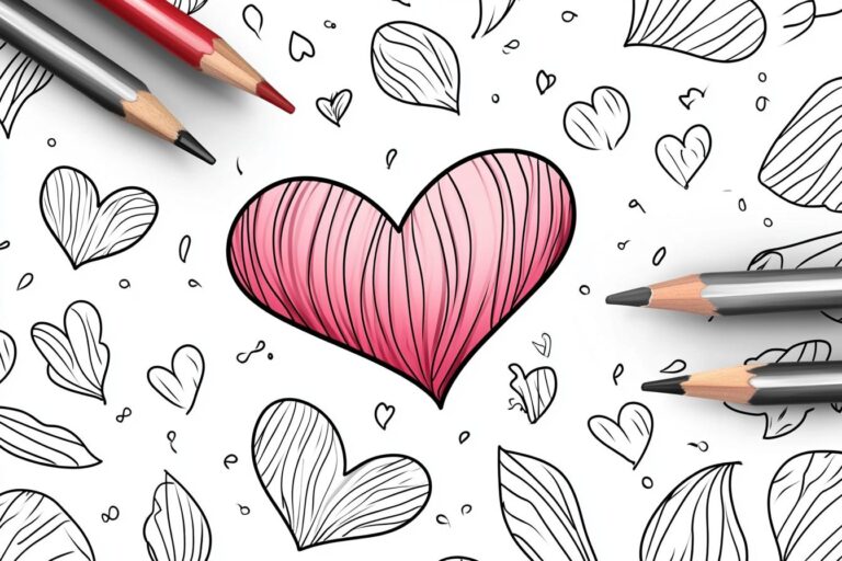 Valentinstag Ausmalbilder : Liebe zum Ausmalen