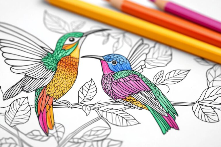 Vögel Ausmalbilder : Vögel zum Ausmalen – Kreativität für Jung und Alt