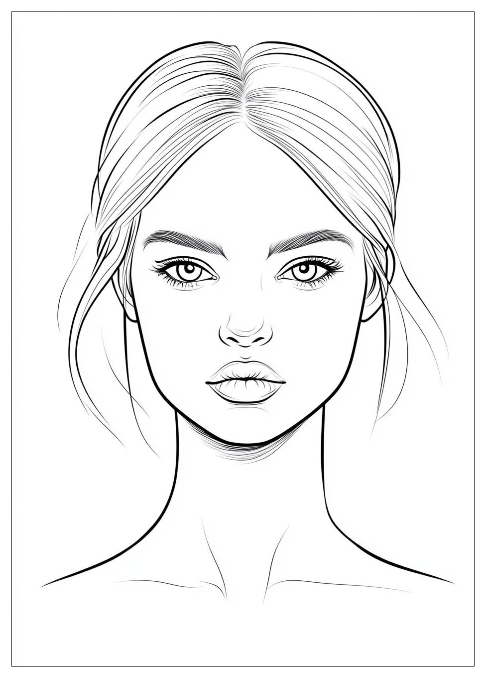 Vorlagen Topmodel Ausmalbilder 13