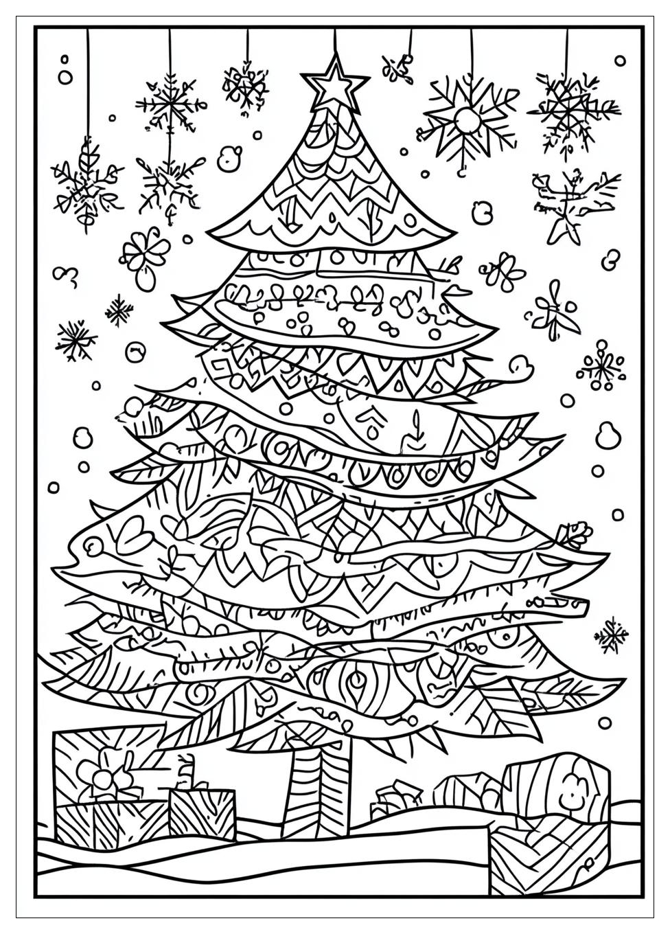 Weihnachten Mandala Ausmalbilder 1