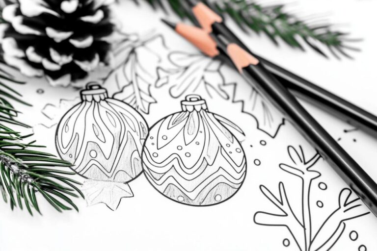 Weihnachtsbaumkugel Ausmalbilder : Kreative Weihnachtskugeln zum Ausmalen