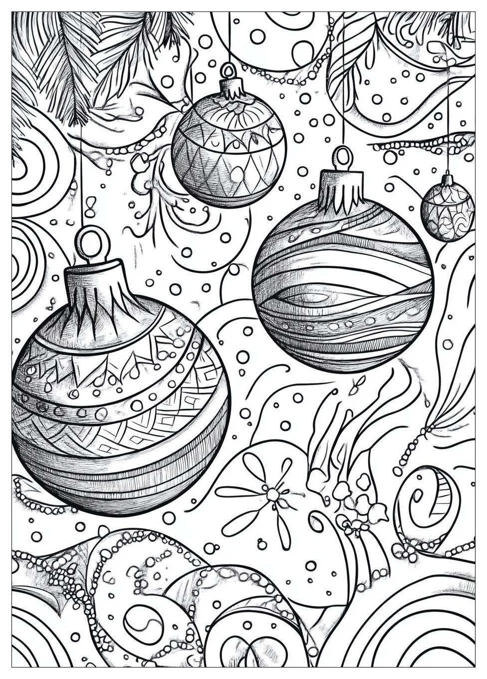 Weihnachtsbaumkugel Ausmalbilder 13