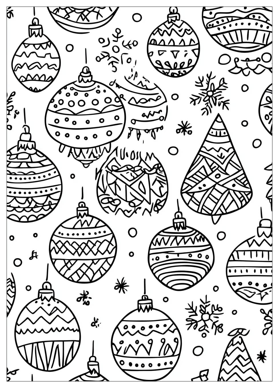 Weihnachtsbaumkugel Ausmalbilder 18