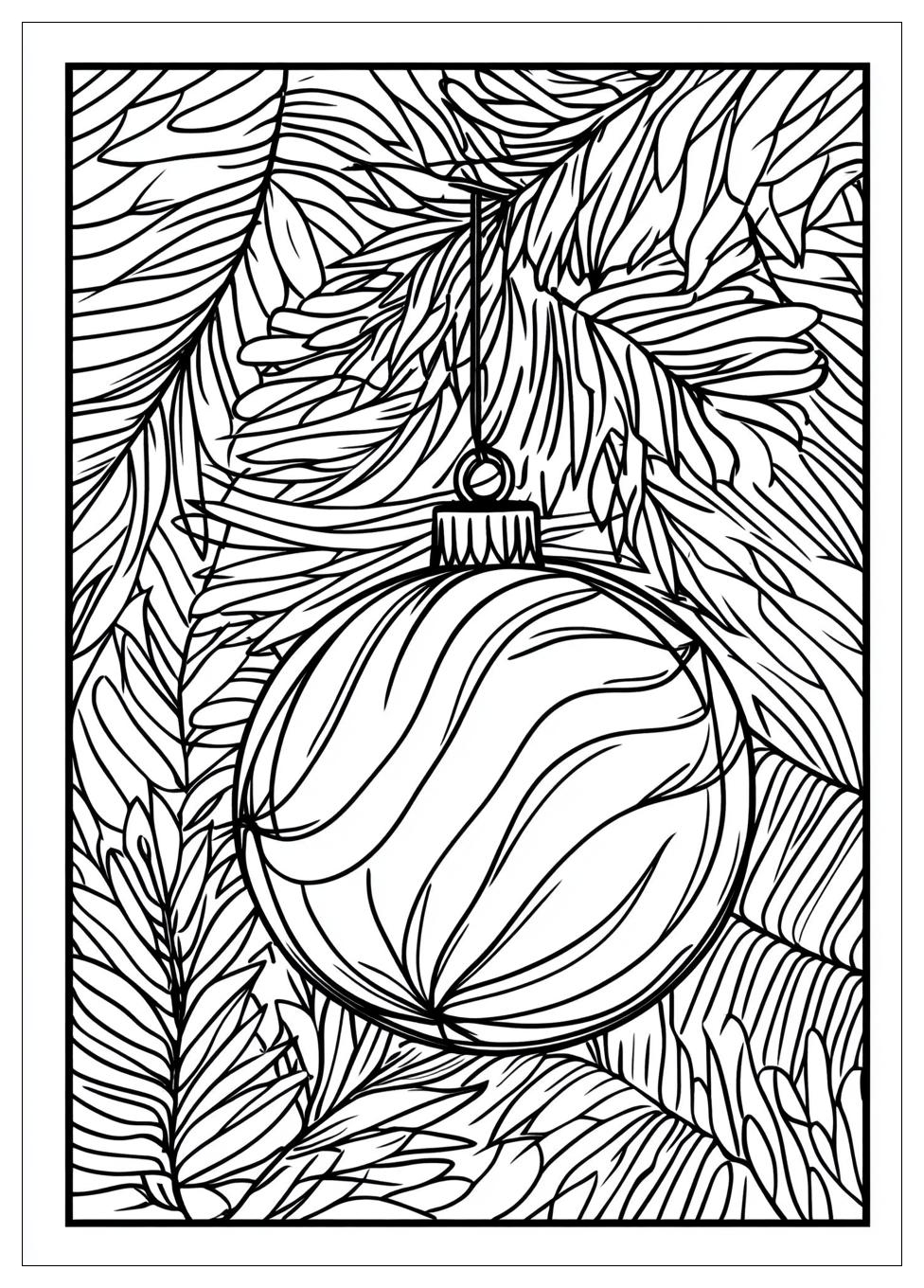 Weihnachtsbaumkugel Ausmalbilder 19