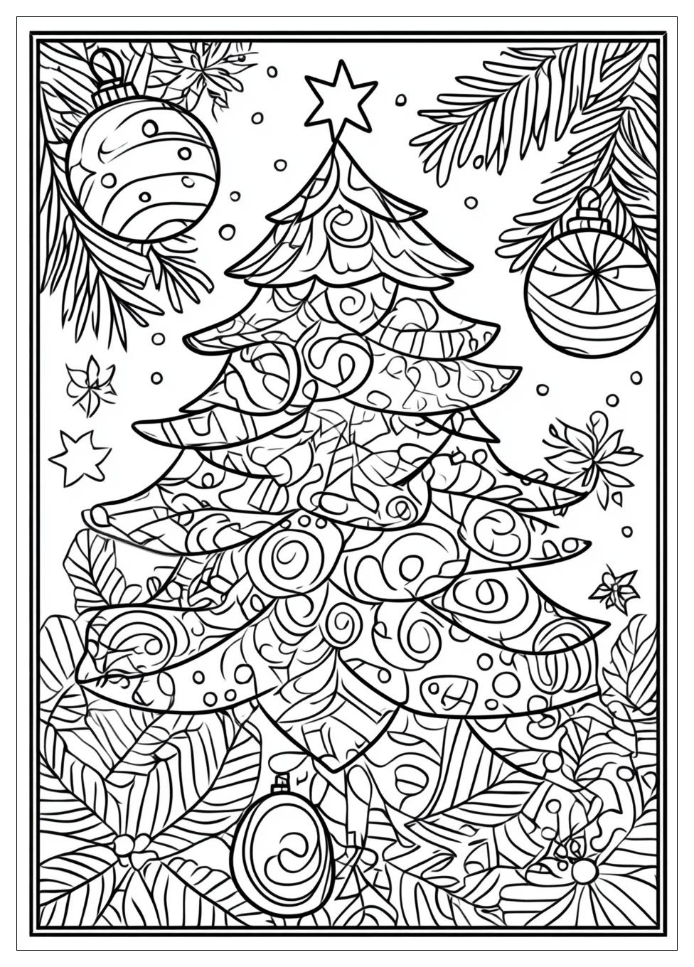 Weihnachtsbaumkugel Ausmalbilder 2