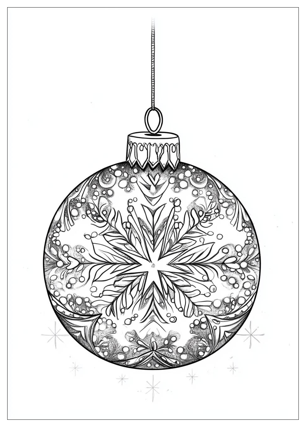Weihnachtsbaumkugel Ausmalbilder 20