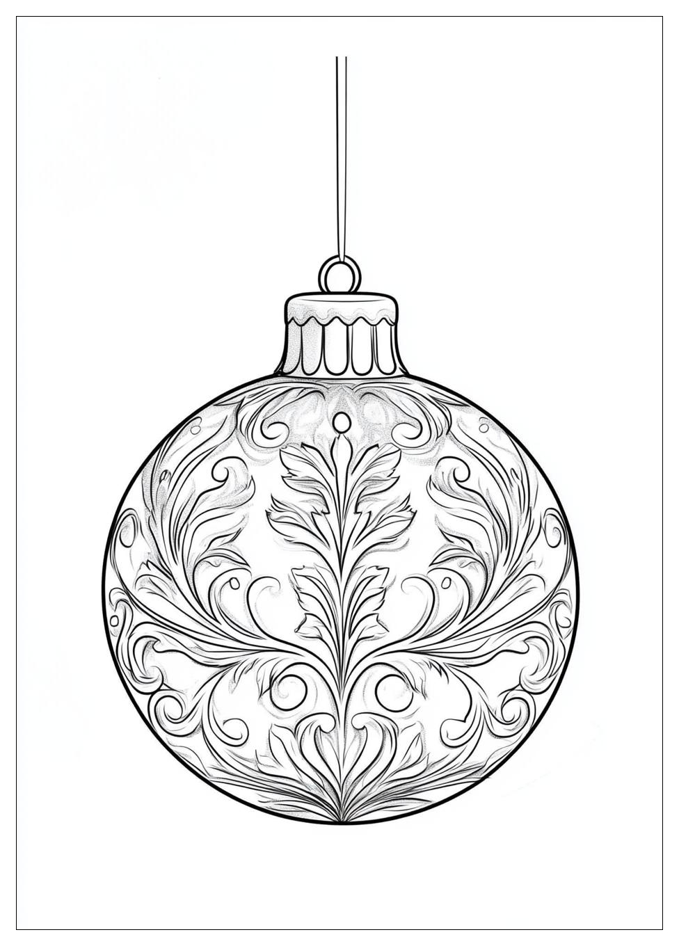 Weihnachtsbaumkugel Ausmalbilder 21
