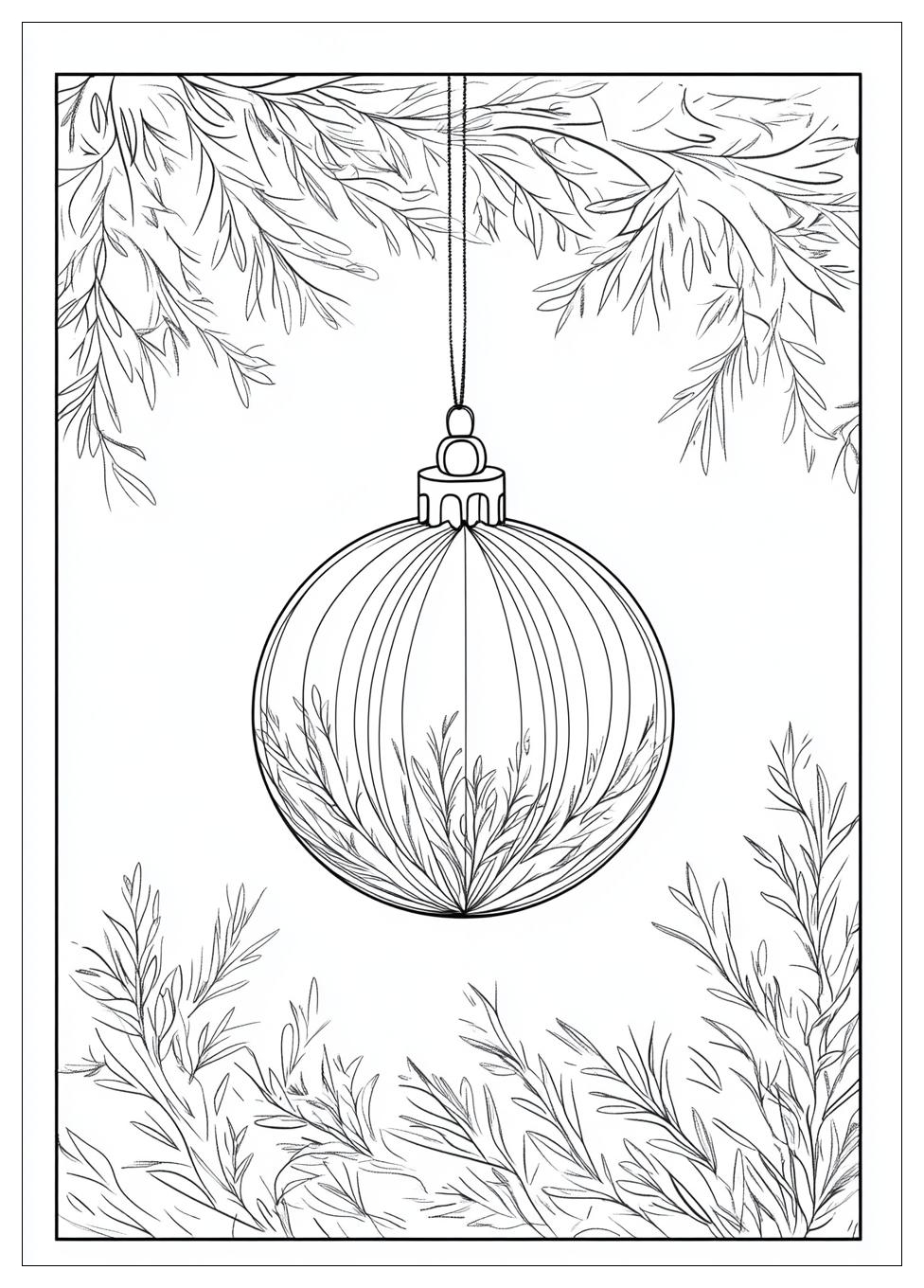Weihnachtsbaumkugel Ausmalbilder 22
