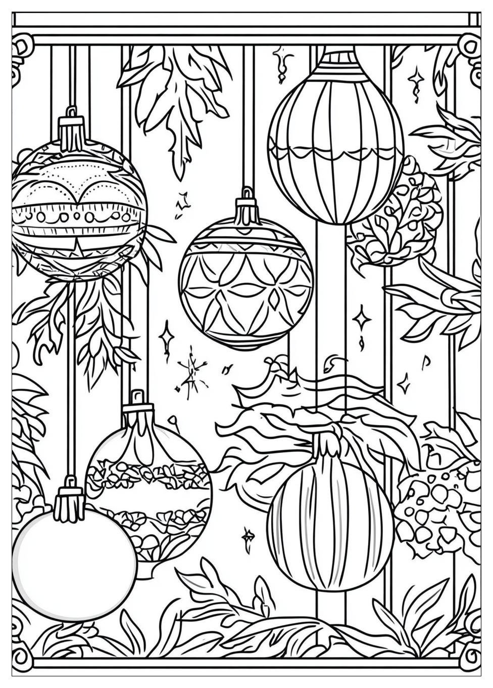 Weihnachtsbaumkugel Ausmalbilder 24